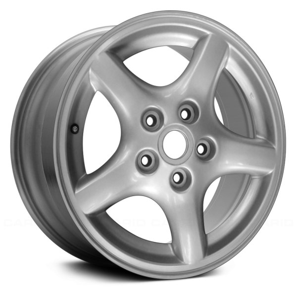 Replace® - 16 x 8 5-Spoke Sparkle Silver Alloy Factory Wheel (Remanufactured)