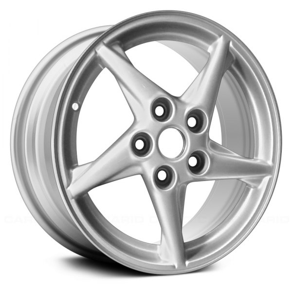 Replace® - 16 x 6.5 5 Spiral-Spoke Silver Alloy Factory Wheel (Remanufactured)