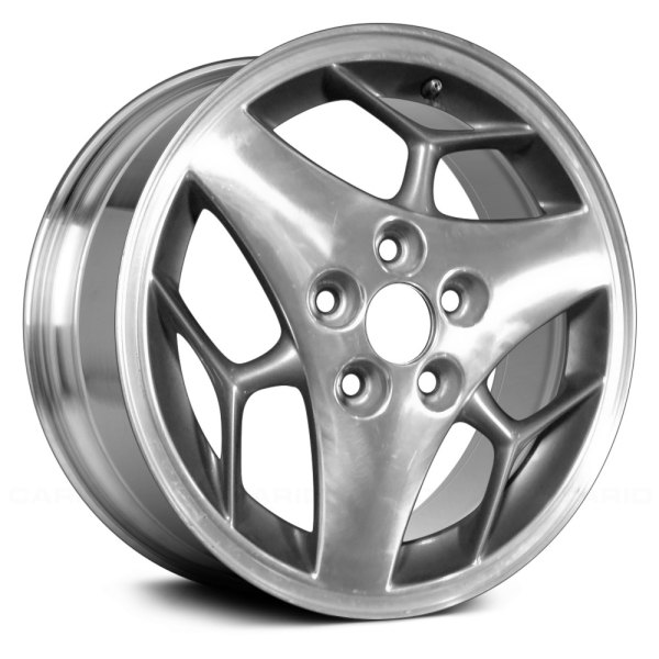 Replace® - 16 x 6.5 9 Alternating-Spoke Bright Polished Alloy Factory Wheel (Remanufactured)