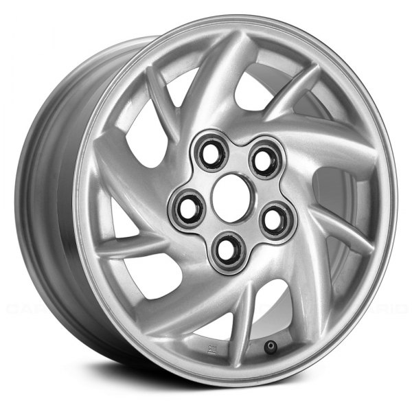 Replace® - 15 x 6 10 Spiral-Spoke Silver Alloy Factory Wheel (Remanufactured)