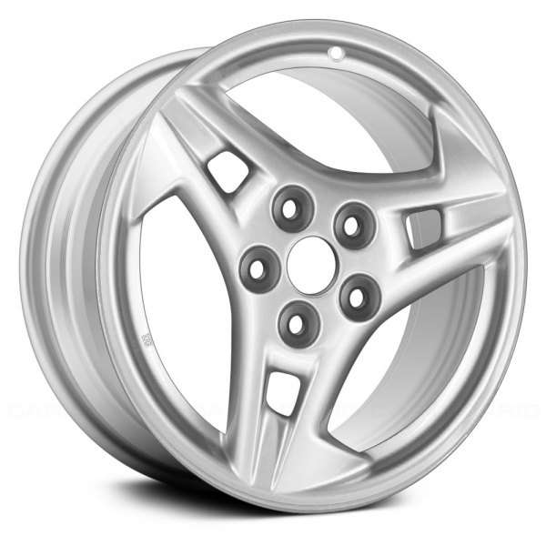 Replace® - 15 x 6 3 Double Spiral-Spoke Silver Alloy Factory Wheel (Remanufactured)