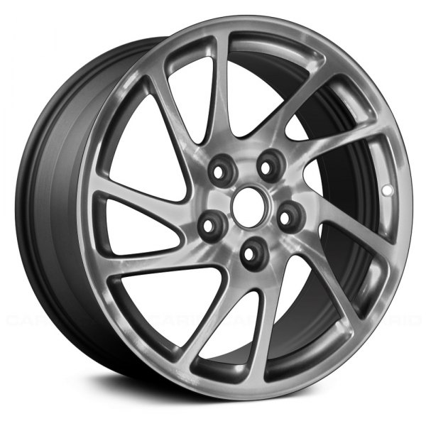 Replace® - 17 x 6.5 10 Spiral-Spoke Charcoal Gray Alloy Factory Wheel (Remanufactured)