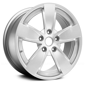 Replace® - 5-Spoke Hyper Silver 17x8 Alloy Factory Wheel - Remanufactured