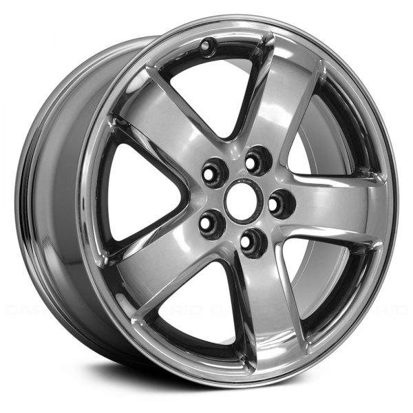 Replace® - 17 x 7 5-Spoke Cladded Chrome Alloy Factory Wheel (Replica)