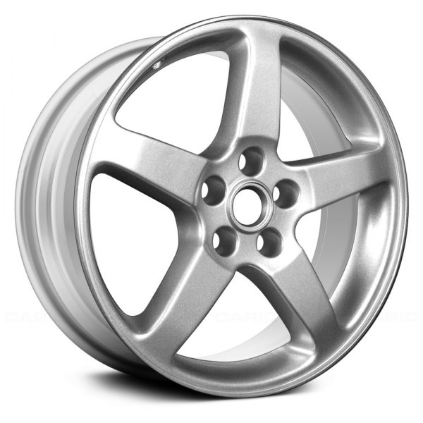 Replace® - 17 x 7 5-Spoke Silver Alloy Factory Wheel (Replica)