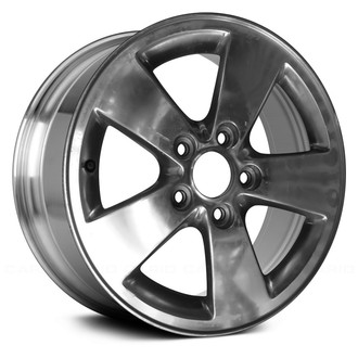 Replace® - 5-Spoke Bright Polished 16x6.5 Alloy Factory Wheel - Remanufactured
