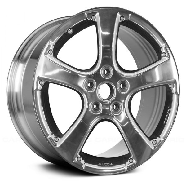 Replace® - 18 x 7 5-Spoke Bright Polished Alloy Factory Wheel (Remanufactured)