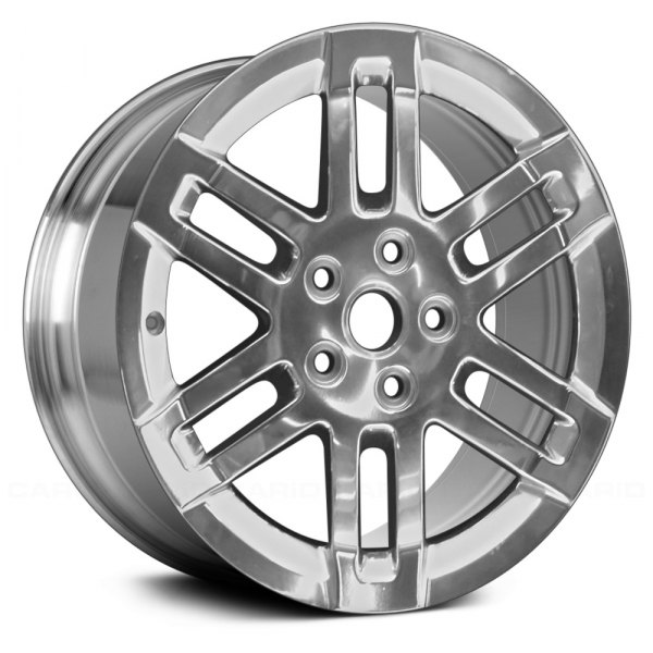 Replace® - 17 x 6.5 6 V-Spoke Bright Polished Alloy Factory Wheel (Remanufactured)