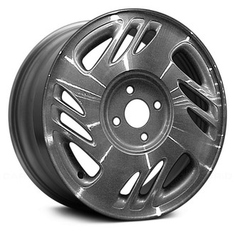 Replace® - 12-Slot Machined and Silver 15x6 Alloy Factory Wheel - Remanufactured