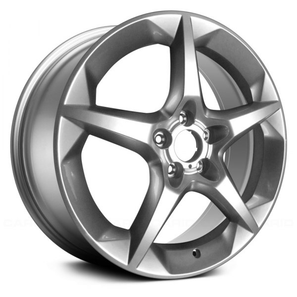 Replace® - 18 x 7.5 5-Spoke Hyper Silver Alloy Factory Wheel (Remanufactured)