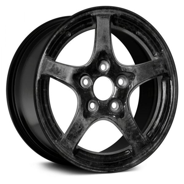 Replace® - 17 x 4.5 5-Spoke Gloss Black Alloy Factory Wheel (Remanufactured)