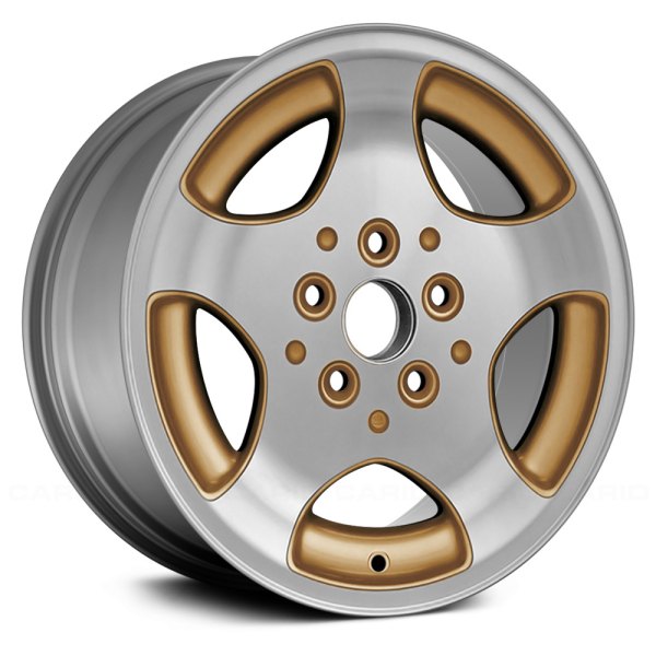 Replace® - 15 x 7 5-Spoke Gold Alloy Factory Wheel (Remanufactured)