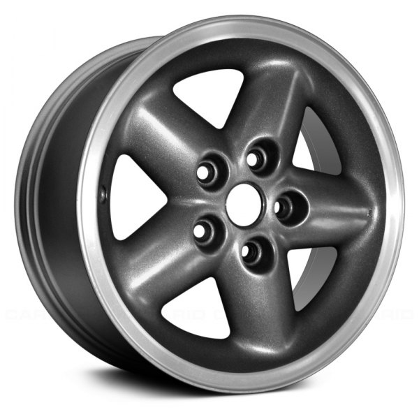 Replace® - 15 x 7 5-Spoke Charcoal Gray Alloy Factory Wheel (Remanufactured)
