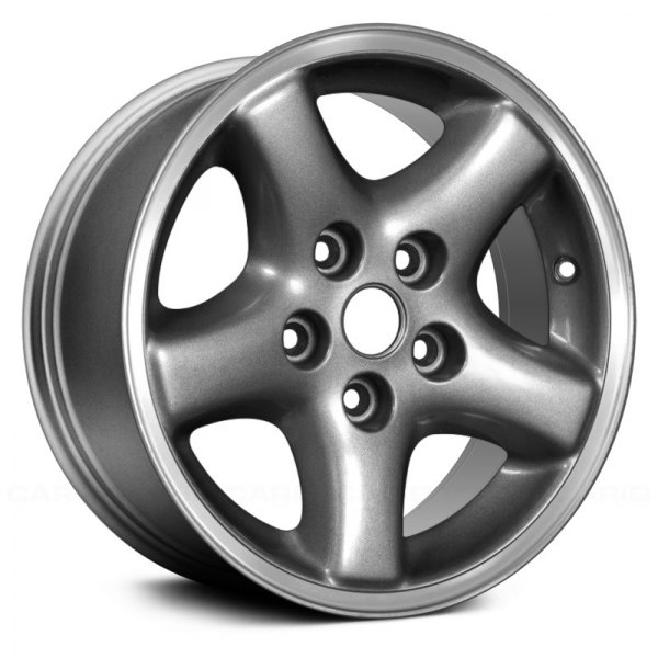 Replace® - 15 x 7 5-Spoke Medium Gray Alloy Factory Wheel (Remanufactured)