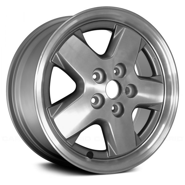 Replace® - 16 x 7 5-Spoke Silver Alloy Factory Wheel (Replica)