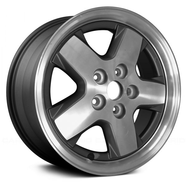 Replace® - 16 x 7 5-Spoke Charcoal Gray Alloy Factory Wheel (Remanufactured)