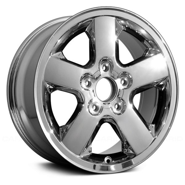 Replace® - 17 x 7.5 5-Spoke Chrome Alloy Factory Wheel (Remanufactured)