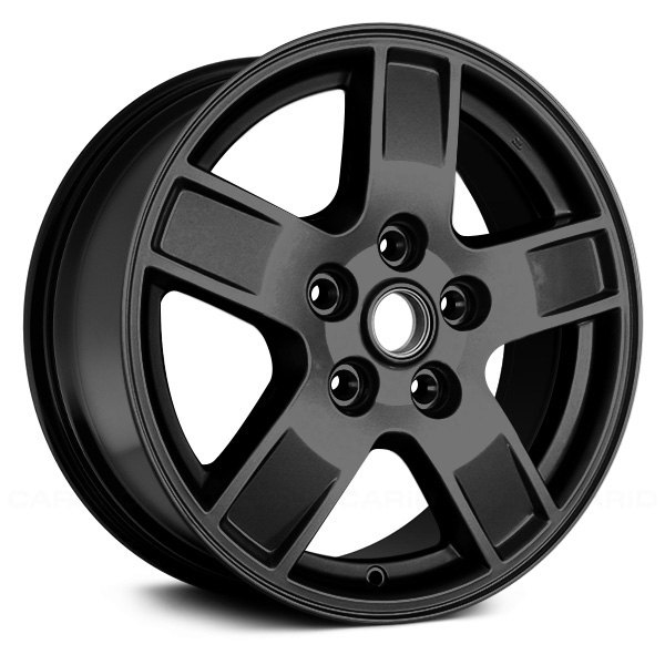 Replace® - 17 x 7.5 5-Spoke Black Alloy Factory Wheel (Remanufactured)