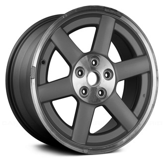 Replace® - 6 I-Spoke Charcoal Gray 17x7.5 Alloy Factory Wheel - Remanufactured