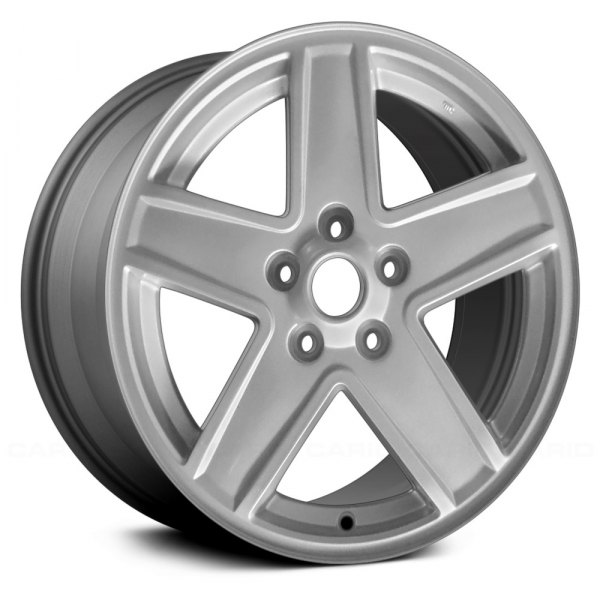 Replace® - 17 x 6.5 5-Spoke Polished Silver Alloy Factory Wheel (Remanufactured)