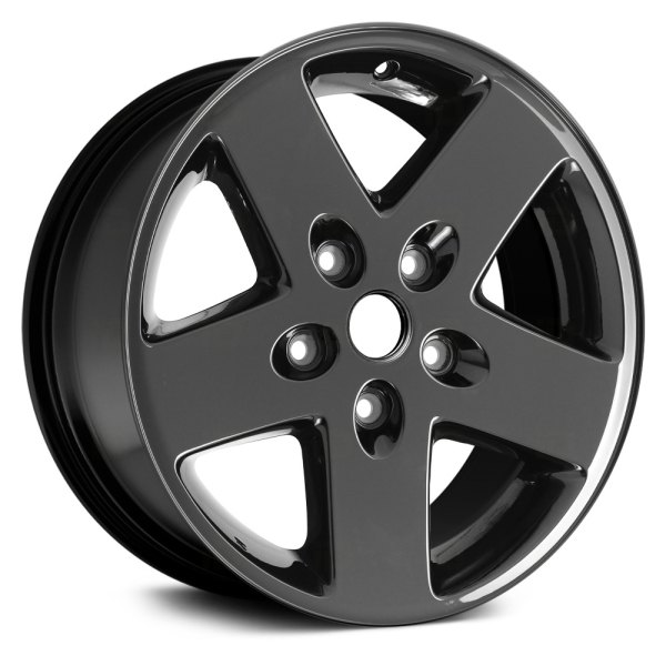Replace® - 17 x 7.5 5-Spoke Dark PVD Chrome Alloy Factory Wheel (Remanufactured)