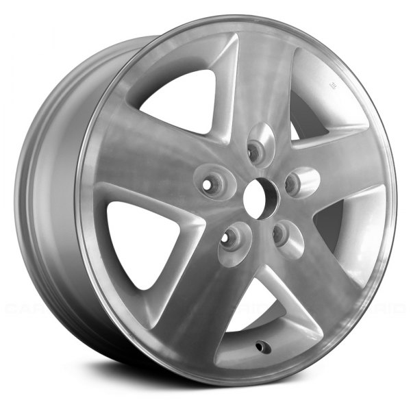 Replace® - 17 x 7.5 5-Spoke Machined and Silver Alloy Factory Wheel (Factory Take Off)