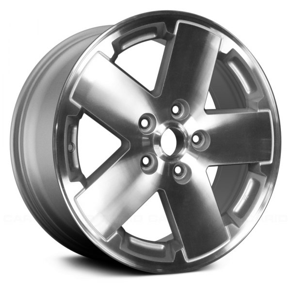 Replace® - 18 x 7.5 5-Spoke Machined and Bright Silver Alloy Factory Wheel (Factory Take Off)