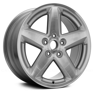 Replace® - 5-Spoke Machined and Silver 17x7 Alloy Factory Wheel - Remanufactured