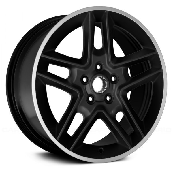 Replace® - 18 x 7 Double 5-Spoke Black Alloy Factory Wheel (Remanufactured)