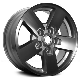 Replace® - 5-Spoke Machined and Silver 17x7.5 Alloy Factory Wheel - Remanufactured