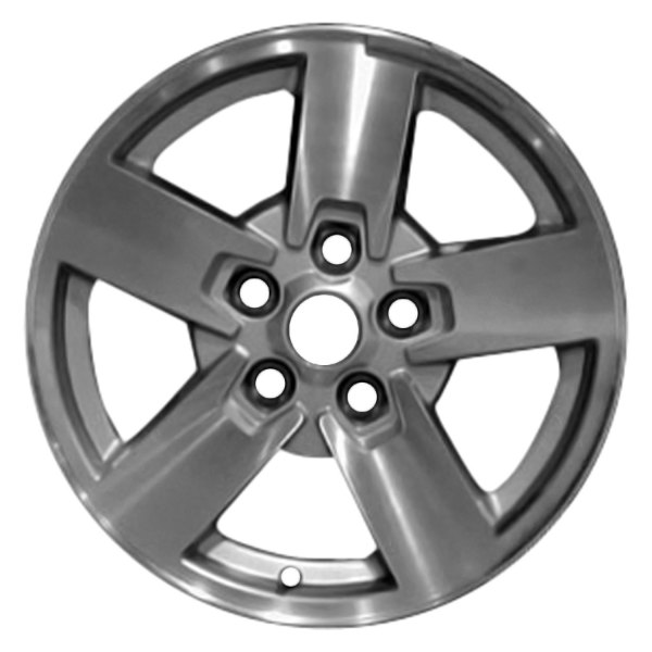 Replace® - 17 x 7.5 5-Spoke Machined and Charcoal Metallic Alloy Factory Wheel (Factory Take Off)