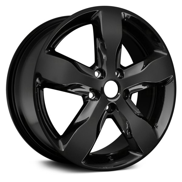 Replace® - 20 x 8 5-Spoke Black Alloy Factory Wheel (Remanufactured)