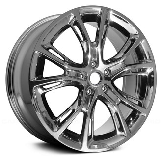 Replace® ALYJF017U95 - 5 Double V-Spoke Light PVD Chrome 20x10 Alloy Factory Wheel - Remanufactured