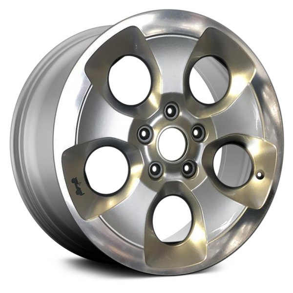 Replace® - 18 x 7.5 5-Hole Polished with Spark Silver Face Alloy Factory Wheel (Remanufactured)