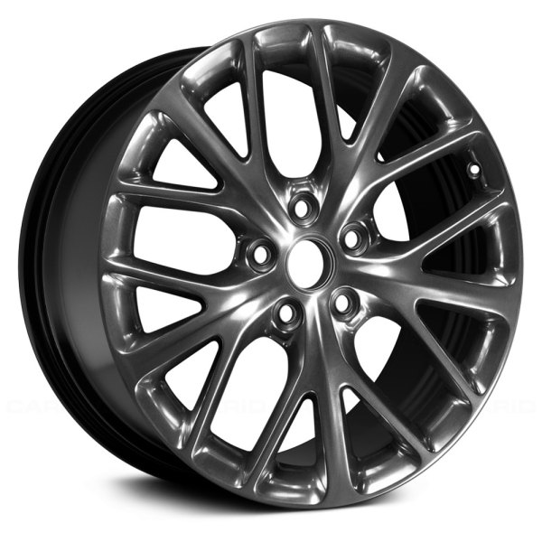 Replace® - 20 x 8 5 W-Spoke Gloss Black Alloy Factory Wheel (Remanufactured)