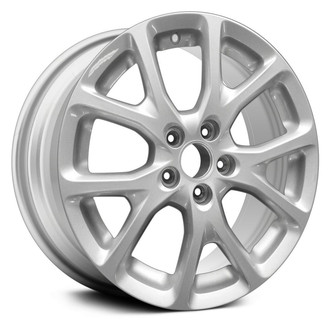 Replace® - 5 Y-Spoke Sparkle Silver Metallic 17x7 Alloy Factory Wheel - Remanufactured