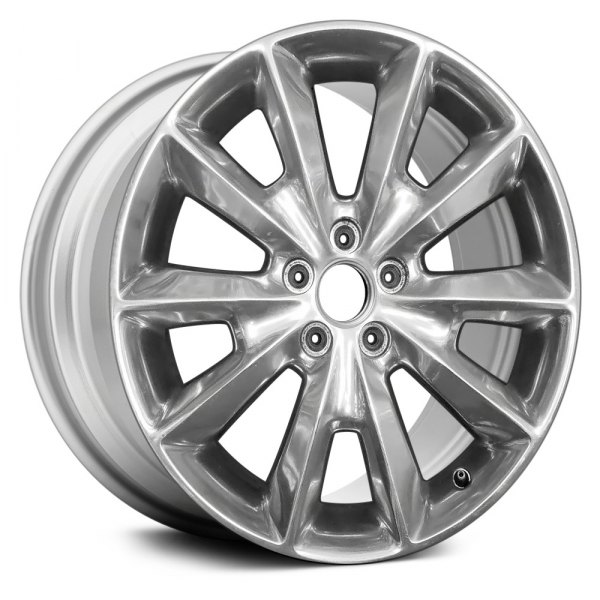 Replace® - 18 x 7 5 Y-Spoke Silver with Black Primer Alloy Factory Wheel (Remanufactured)