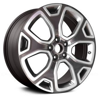 Replace® - 10 Y-Spoke Machined and Dark Reddish Charcoal 18x7 Alloy Factory Wheel - Remanufactured