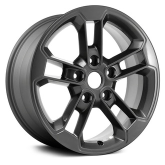Replace® - Double 5-Spoke Medium Charcoal 17x7.5 Alloy Factory Wheel - Remanufactured