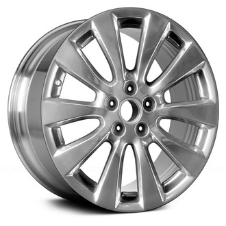 Replace® - 5 V-Spoke Full Polished 18x7 Alloy Factory Wheel - Remanufactured