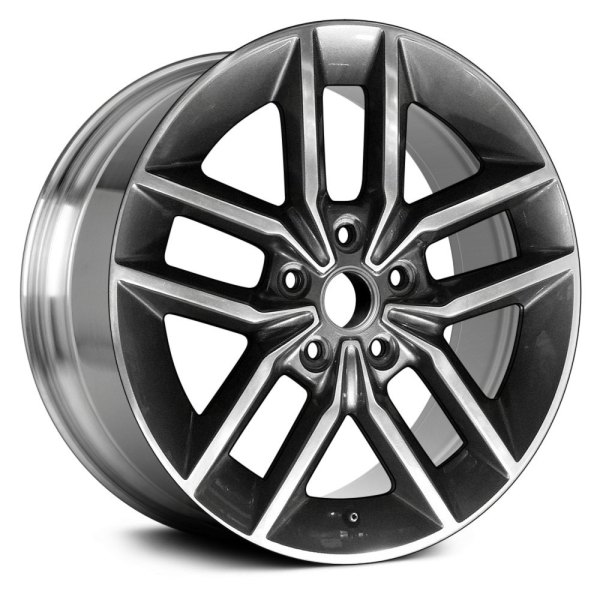 Replace® - 18 x 8 Double 5-Spoke Polished and Black Alloy Factory Wheel (Remanufactured)
