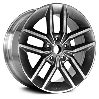 Replace® - Double 5-Spoke Polished and Black 18x8 Alloy Factory Wheel - Remanufactured