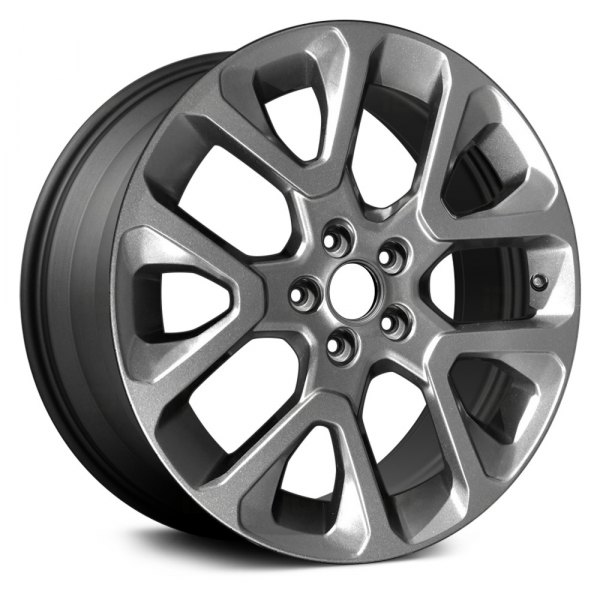 Replace® - 19 x 7.5 5 V-Spoke Dark Flat Charcoal Matte Clear Alloy Factory Wheel (Remanufactured)