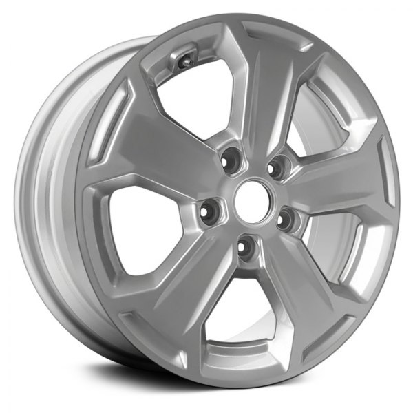 Replace® - 17 x 7.5 5-Spoke Bright Silver Alloy Factory Wheel (Remanufactured)