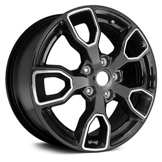 Replace® - Double 5-Spoke Black 18x7.5 Alloy Factory Wheel - Remanufactured