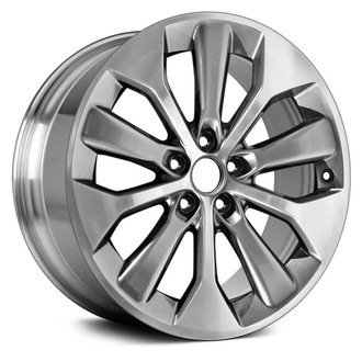 Replace® - 10 Alternating-Spoke Polished and Dark Hyper Silver 19x7.5 Alloy Factory Wheel - Remanufactured