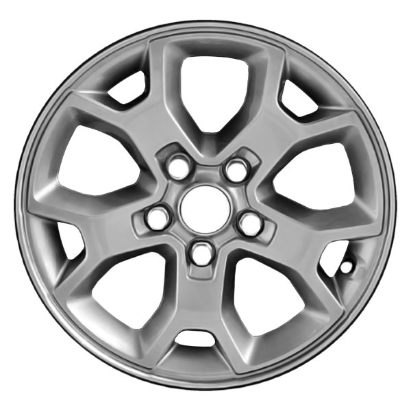 Replace® - 17 x 7.5 5 Y-Spoke Medium Smoked Hypersilver without Sticker Alloy Factory Wheel (Remanufactured)
