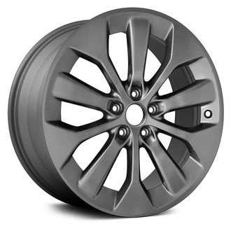 Replace® - 10 Alternating-Spoke Machined and Medium Charcoal Metallic 19x7.5 Alloy Factory Wheel - Remanufactured