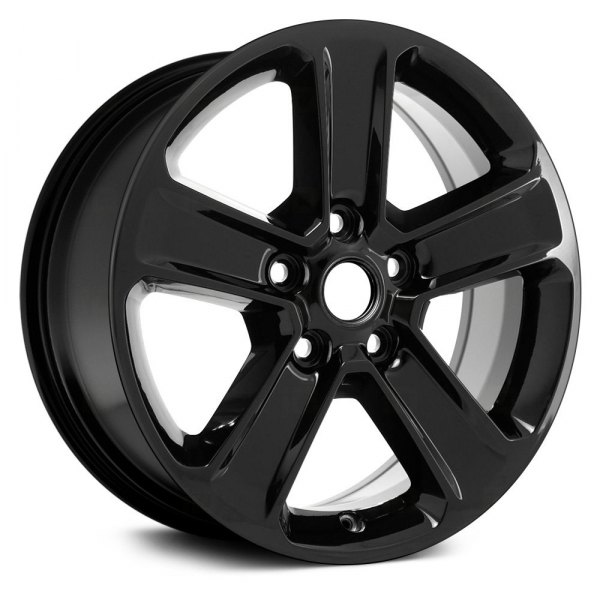 Replace® - 18 x 7.5 5-Spoke Black Alloy Factory Wheel (Remanufactured)