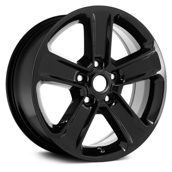 Replace® - 18 x 7.5 5-Spoke Black Alloy Factory Wheel (Factory Take Off)